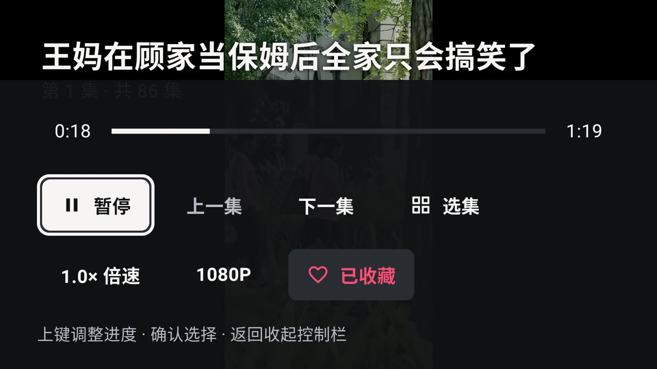 MiniReel TV 播放设置:上一集、下一集、选集、倍速、画质及收藏